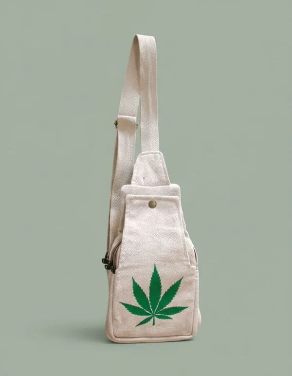 Organic Handmade Hemp Elegant Sling Bag